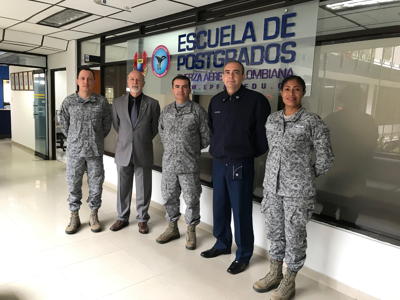 Epfac Recibe Delegación De La Universidad De La Fuerza Aérea De Brasil