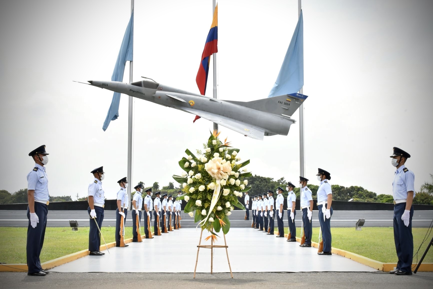 En el Valle, su Fuerza Aérea, rinde honor al Día Nacional de la Memoria y Solidaridad con las víctimas