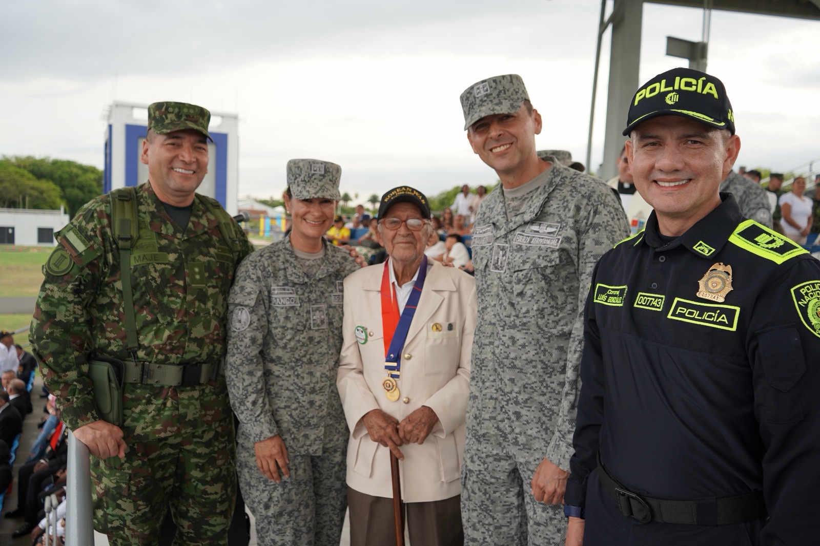 Honor, valor y reconocimiento: EMAVI conmemoró el Día Cívico del Veterano de la Fuerza Pública
