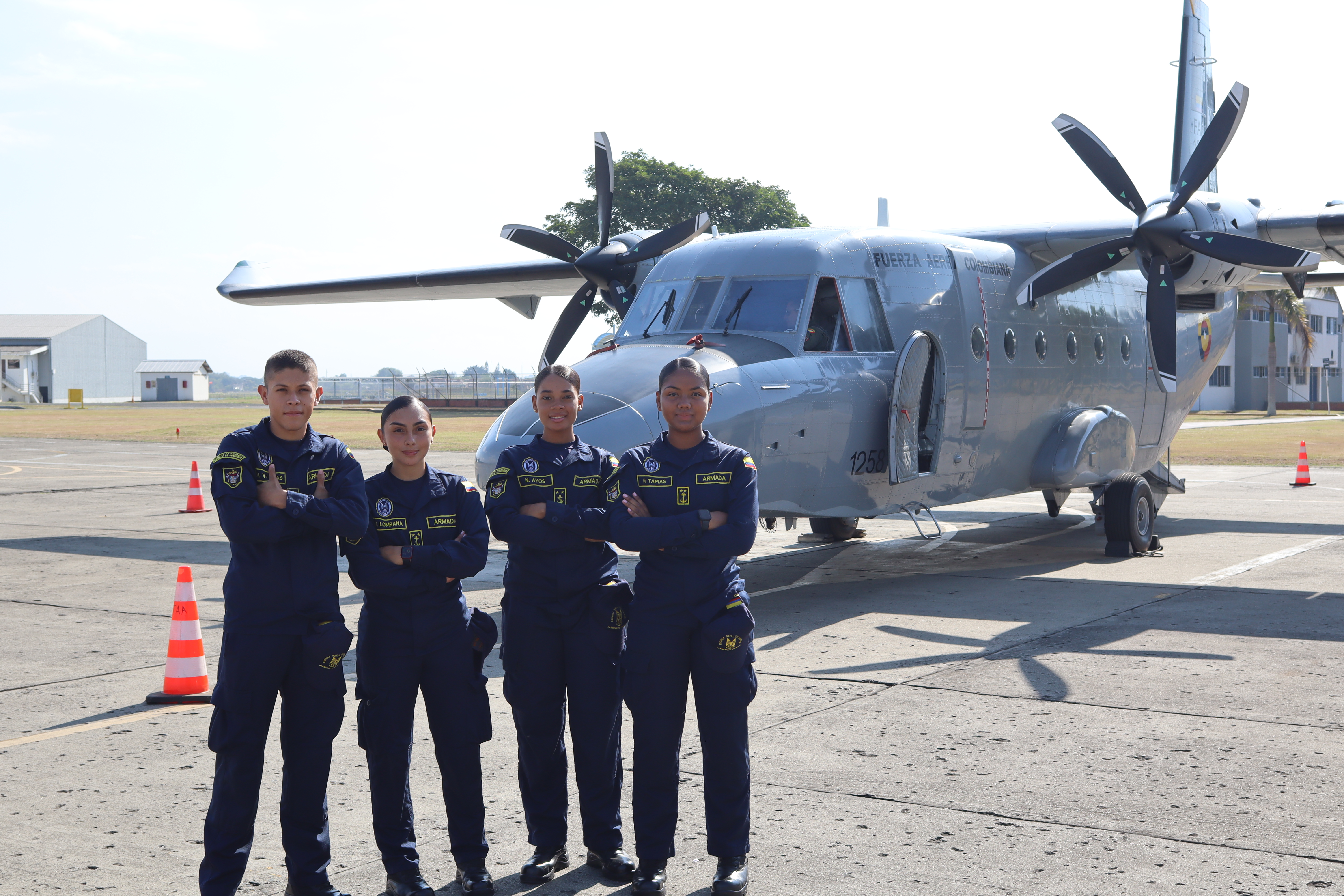 Cadetes de aire, mar y tierra compartieron en el “Reto Operacional Púrpura”