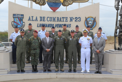 Inicia ejercicio combinado de interdicción aérea "Andes ll" entre Ecuador y Colombia.