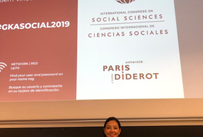 Docente de la EMAVI participa en el Congreso Internacional de Ciencias Sociales en París