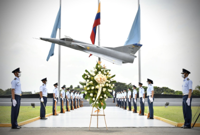 En el Valle, su Fuerza Aérea, rinde honor al Día Nacional de la Memoria y Solidaridad con las víctimas