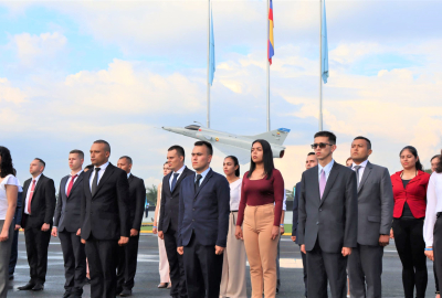 Más de 150 jóvenes llegarán a la EMAVI para formarse como futuros Oficiales de su Fuerza Aérea Colombiana