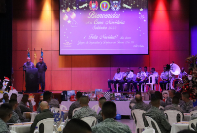 La Base Aérea “Marco Fidel Suárez”, celebra la Navidad con los Soldados