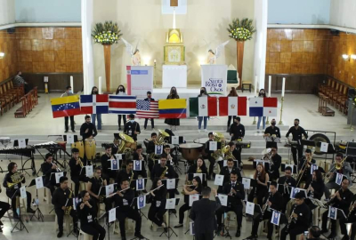  “Banda Sinfónica Integrada de las Américas” conformada por músicos de su Fuerza Aérea 