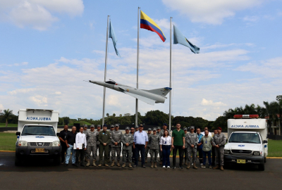 Ambulancias el servicio de la comunidad de Trujillo, Valle del Cauca