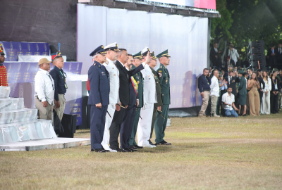 La Fuerza Aeroespacial engalanó la ceremonia de reconocimiento de mando presidencial 