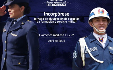 Invitación para todos los jóvenes del suroccidente del país a prestar el Servicio Militar con su Fuerza Aérea Colombiana