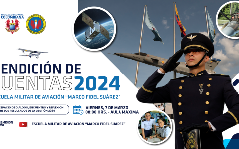 Rendición de cuentas Escuela Militar de Aviación 2024