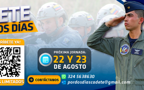No te pierdas la oportunidad de ser Cadete por dos días en la EMAVI 