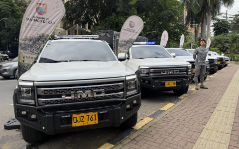 Nuevos vehículos refuerzan operaciones de patrullaje en Cali