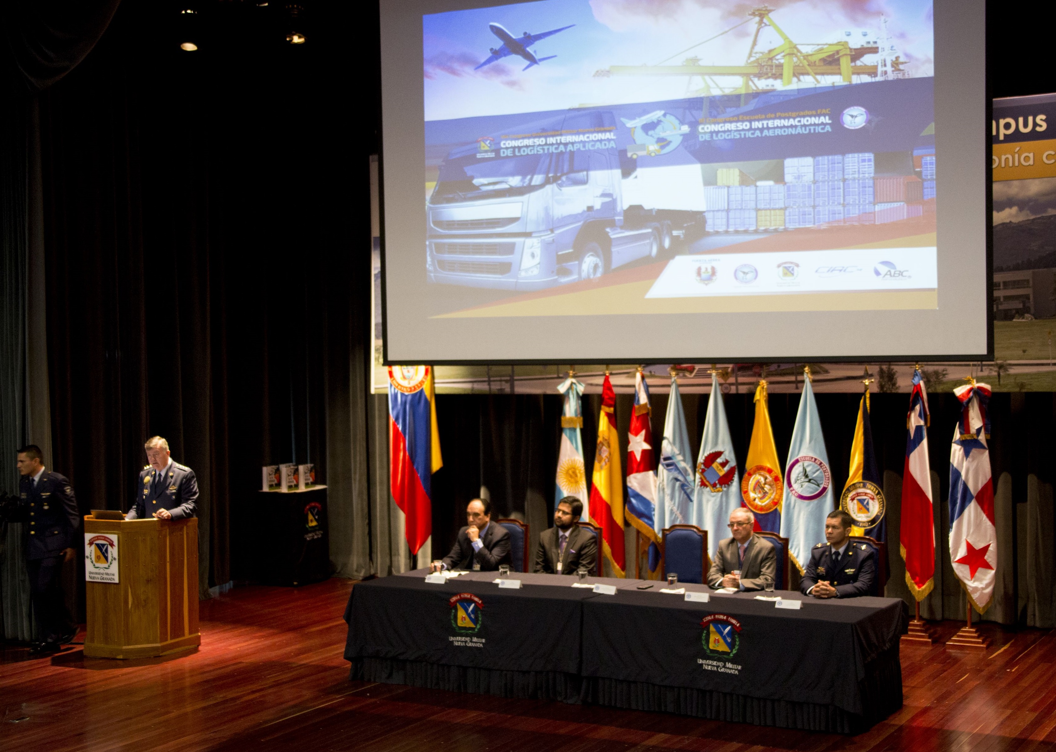 EPFAC realizó el Congreso Internacional de Logística Aplicada y Aeronáutica