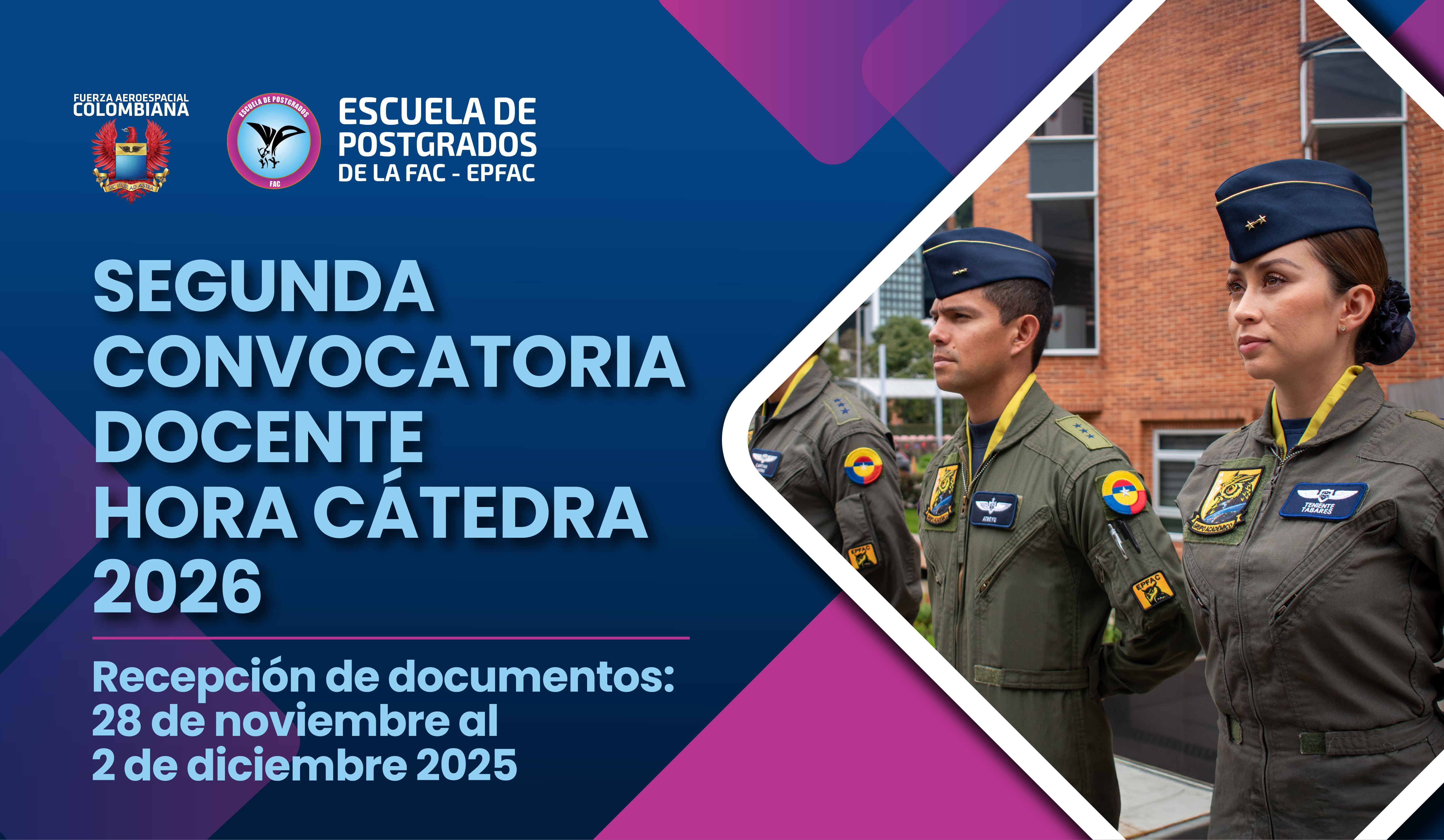 Segunda Convocatoria para Docente Hora Cátedra 2026