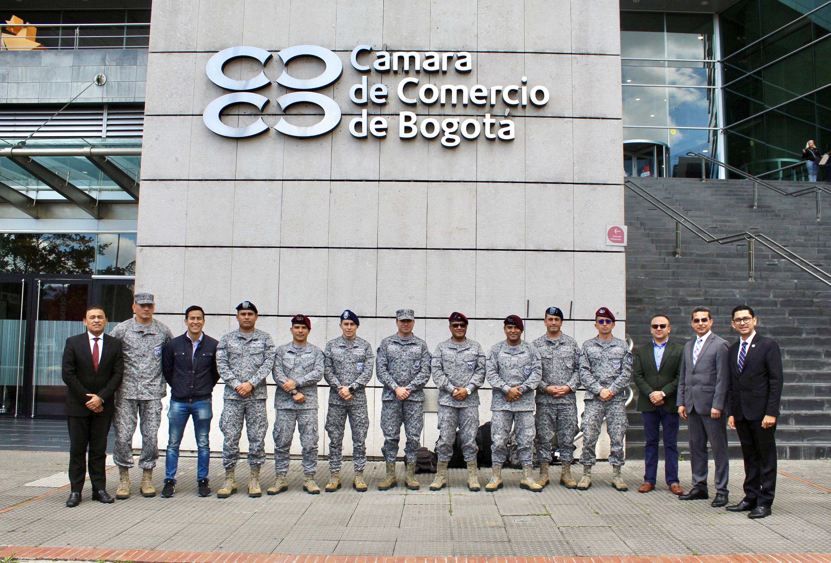 Estudiantes de la Maestría en Dirección y Gestión de la Seguridad Integral visitaron la Cámara de Comercio de Bogotá