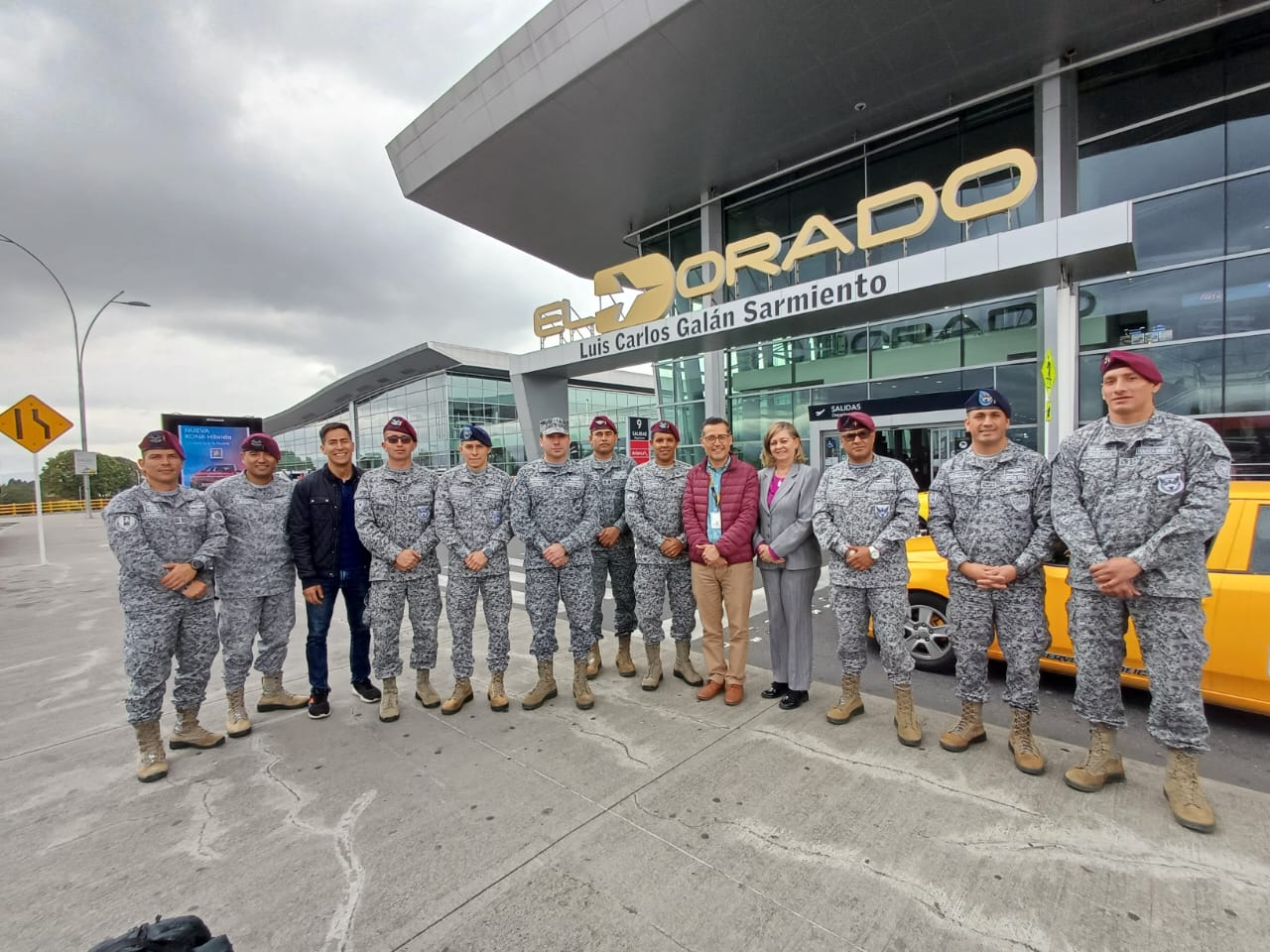 Importante visita de la Maestría en Dirección y Gestión de la Seguridad Integral al aeropuerto El Dorado