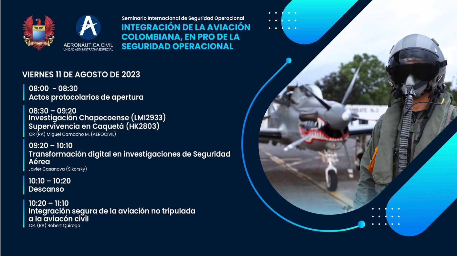 Seminario Internacional de Seguridad Operacional será desarrollado en la ciudad de Bogotá