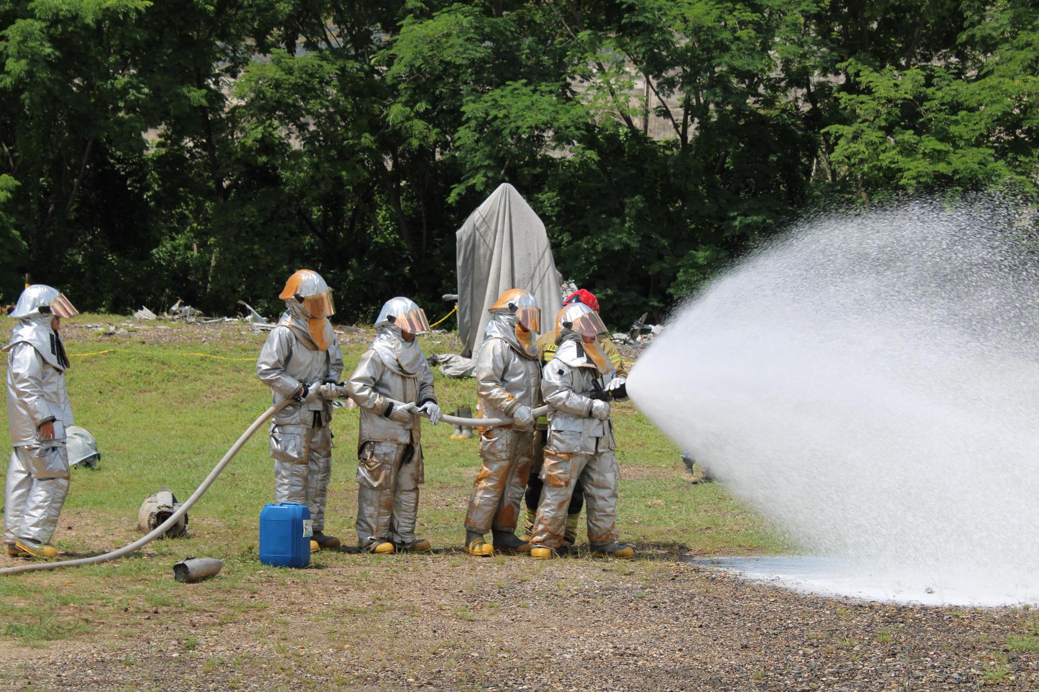 Ejercicio Crash Lab contribuye con el manejo de riesgos aéreos