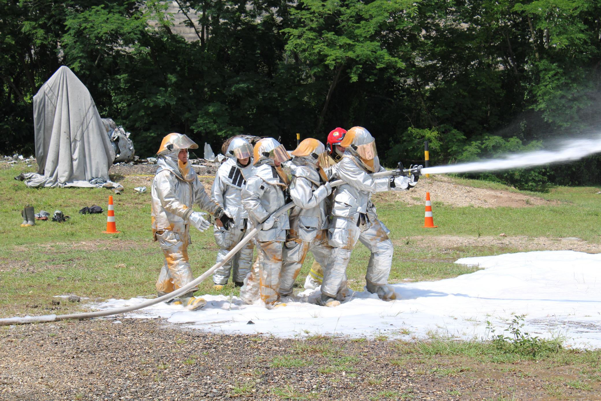 Ejercicio Crash Lab contribuye con el manejo de riesgos aéreos