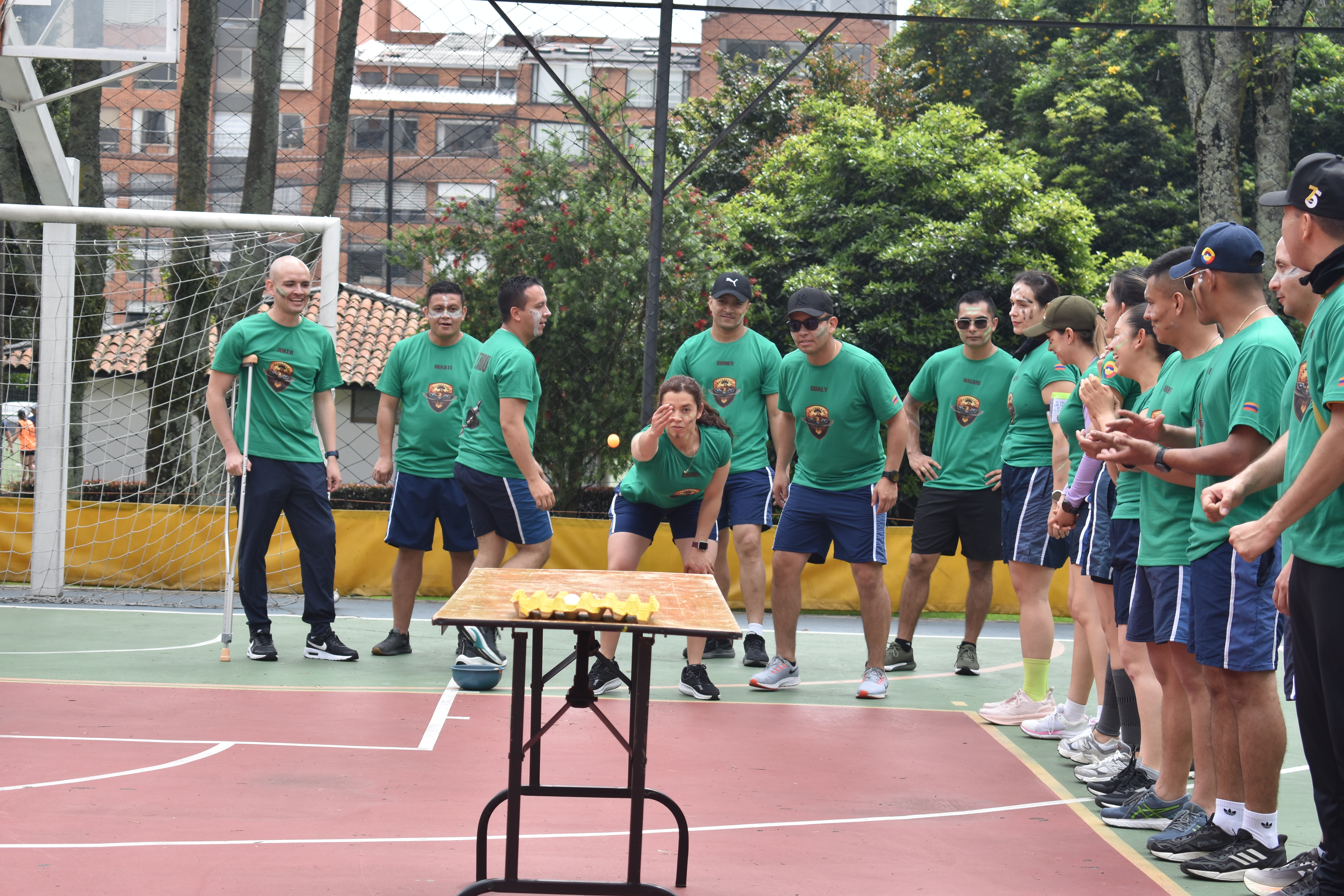 Oficiales del Curso de Ascenso fortalecen su liderazgo en actividad FLEX