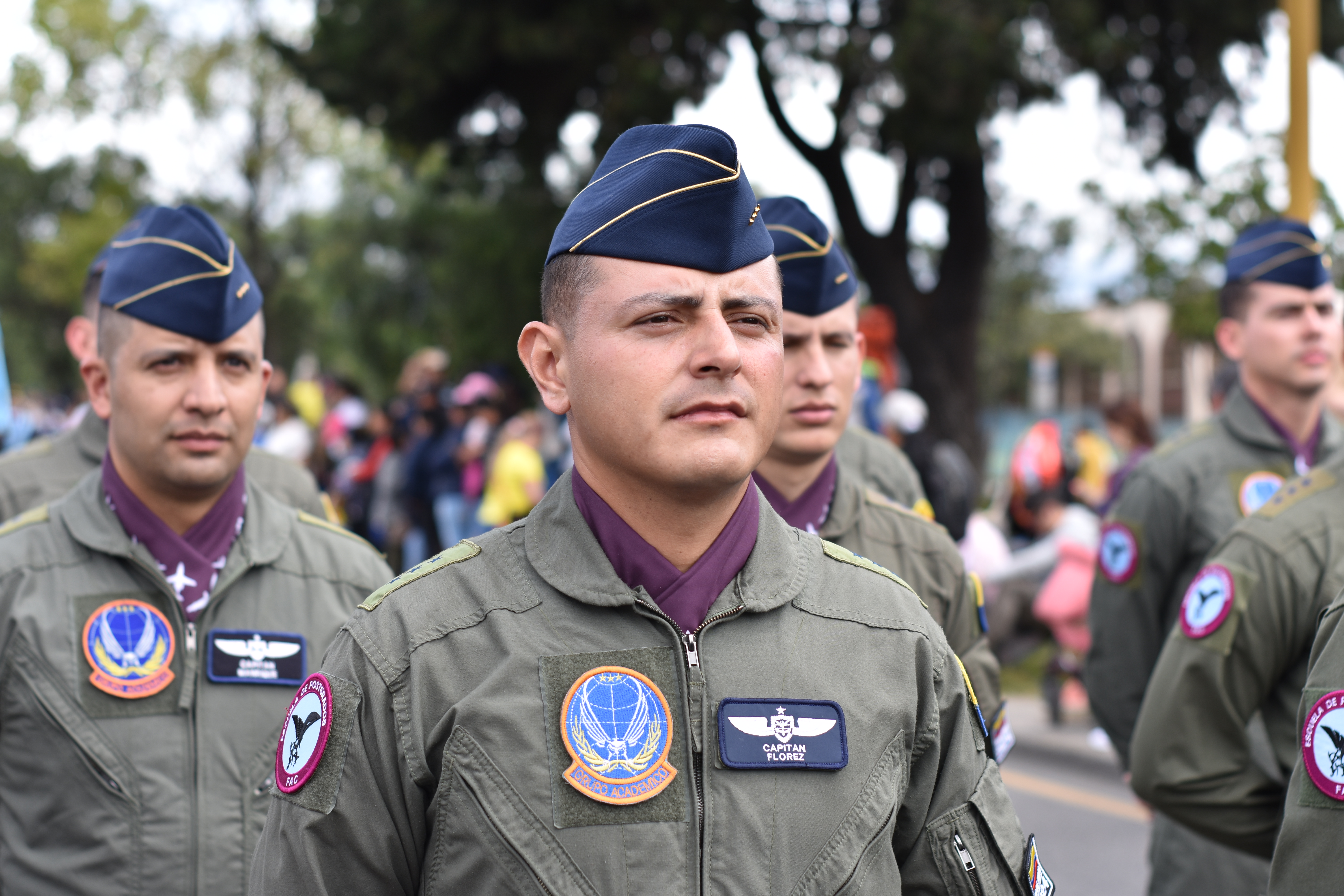 En desfile militar y de policía, la EPFAC hizo presencia este 20 de julio
