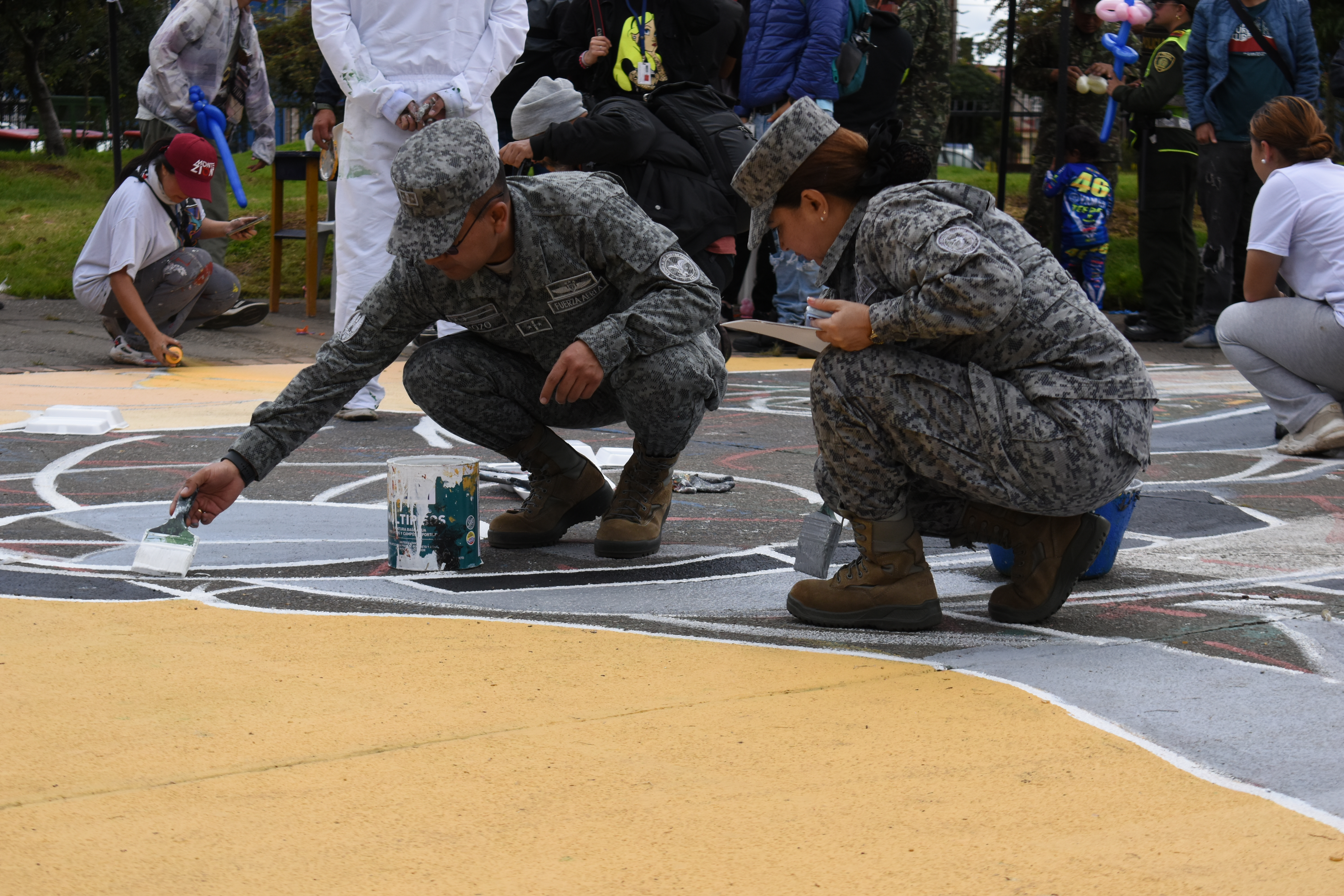 Jornada cultural y de embellecimiento fue realizada en parque de Techo Jornada cultural y de embellecimiento fue realizada en parque de Techo