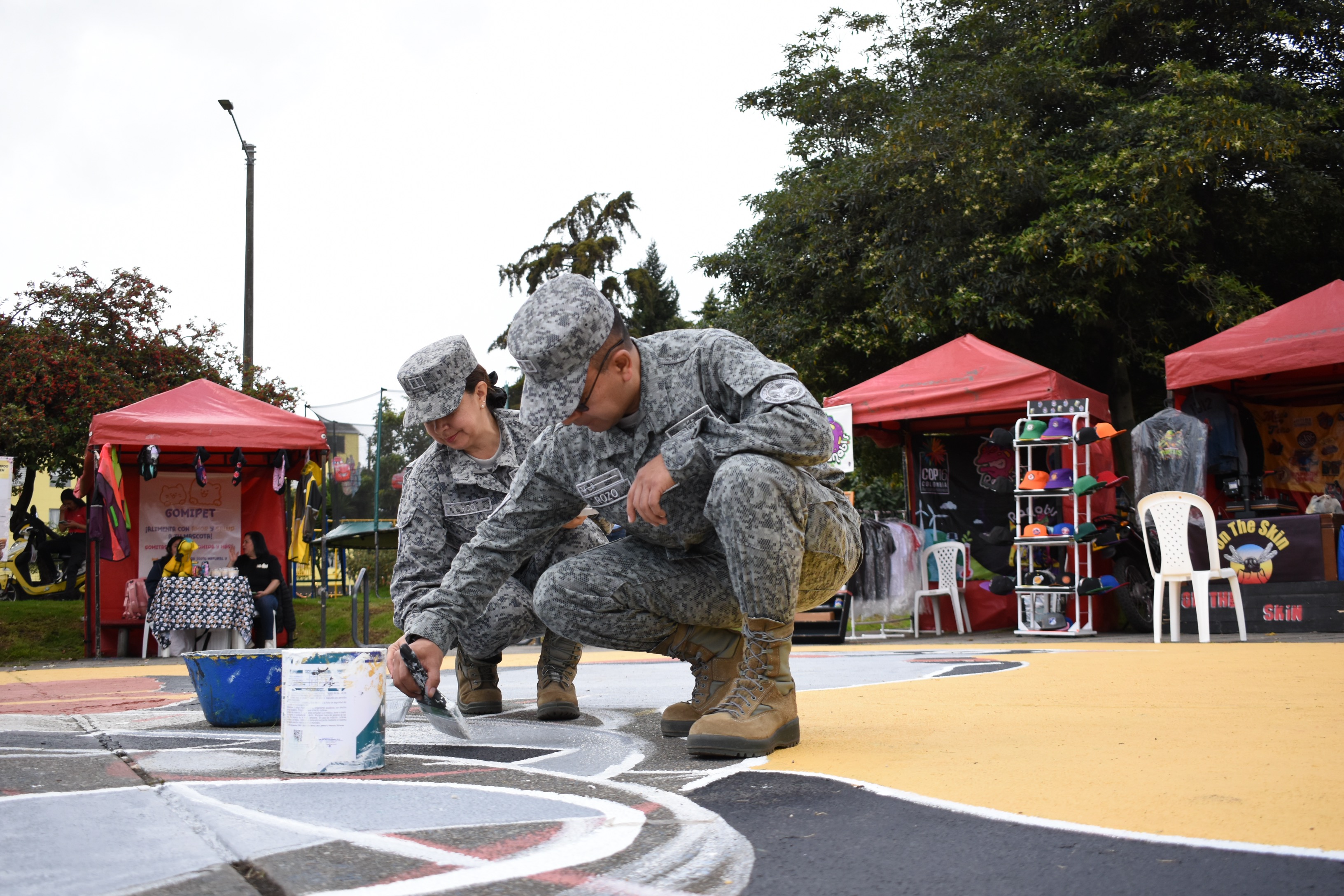 Jornada cultural y de embellecimiento fue realizada en parque de Techo Jornada cultural y de embellecimiento fue realizada en parque de Techo