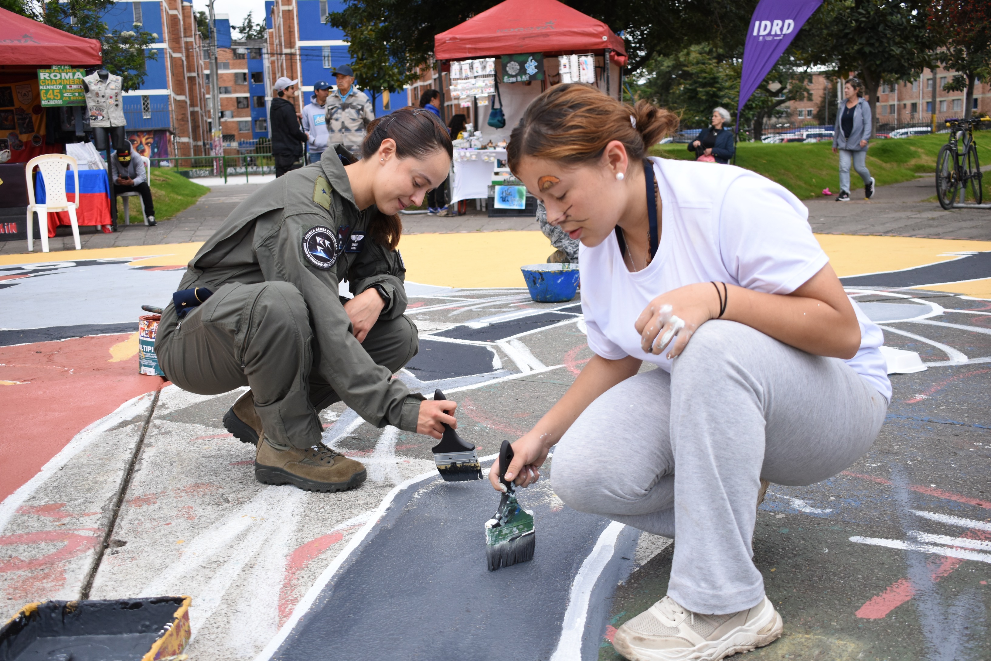 Jornada cultural y de embellecimiento fue realizada en parque de Techo Jornada cultural y de embellecimiento fue realizada en parque de Techo