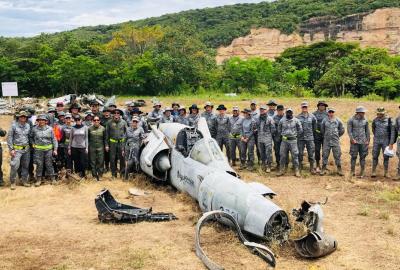 Curso de Seguridad Operacional No. 39 realizó ejercicio de campo  en investigación de accidentes aéreos en CACOM No. 4