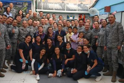 Capitanes de curso de ascenso EPFAC realizaron jornada de responsabilidad social