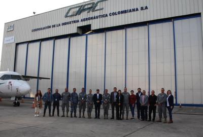 Estudiantes MADGSI visitan la Corporación de la Industria Aeronáutica Colombiana-CIAC