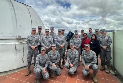 Visitas académicas fortalecen la formación aeroespacial colombiana