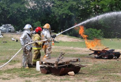 Ejercicio Crash Lab contribuye con el manejo de riesgos aéreos