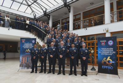 Ceremonia militar destaca trayectoria de la EPFAC en sus 66 años