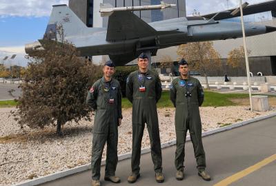 Estudiantes de la EPFAC adelantan estancia práctica en la Fuerza Aérea de Chile 
