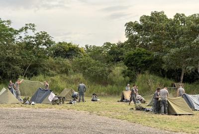 Ejercicio en terreno consolida competencias de mando en oficiales en curso de ascenso