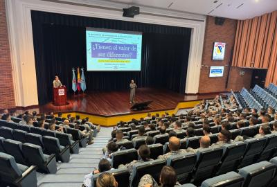 Cátedra de capacidades de la FAC fue impartida a oficiales de curso de ascenso