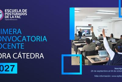 Primer Proceso Selección Abierto Público Personal Docente HC 2027