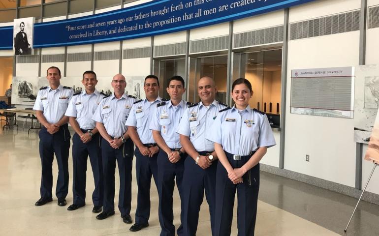 Escuela de Postgrados FAC inicia practica internacional en Washington D.C. 
