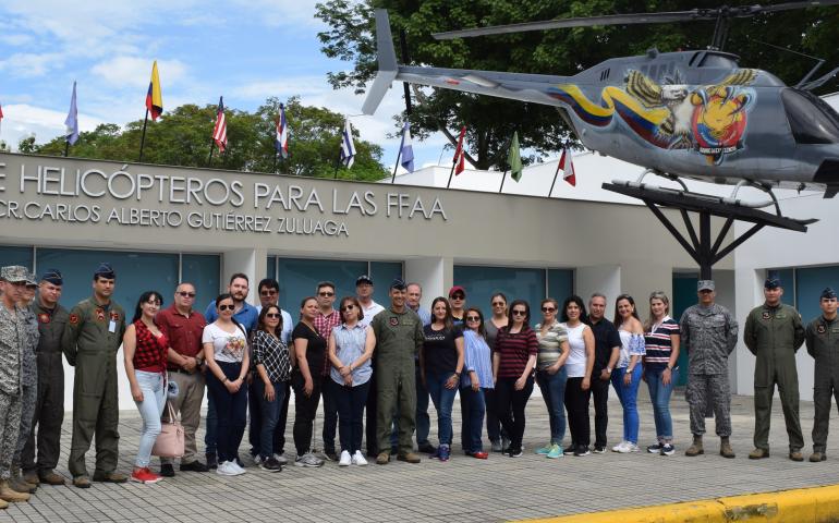 EPFAC finaliza ciclo de ejercicios prácticos del Diplomado en Doctrina de Operaciones Militares con visita académica al CACOM No.4 