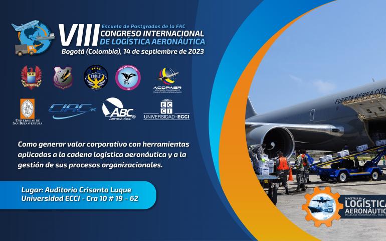 Todo listo para el VIII Congreso Internacional de Logística Aeronáutica 2023