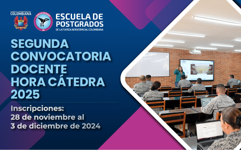 Segunda Convocatoria Docente Hora Cátedra 2025