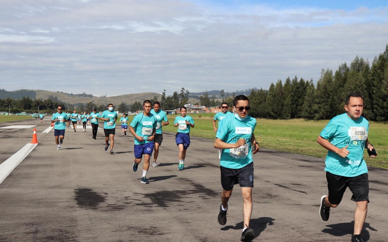 Así se vivió la "Carrera por los Héroes" en Cundinamarca