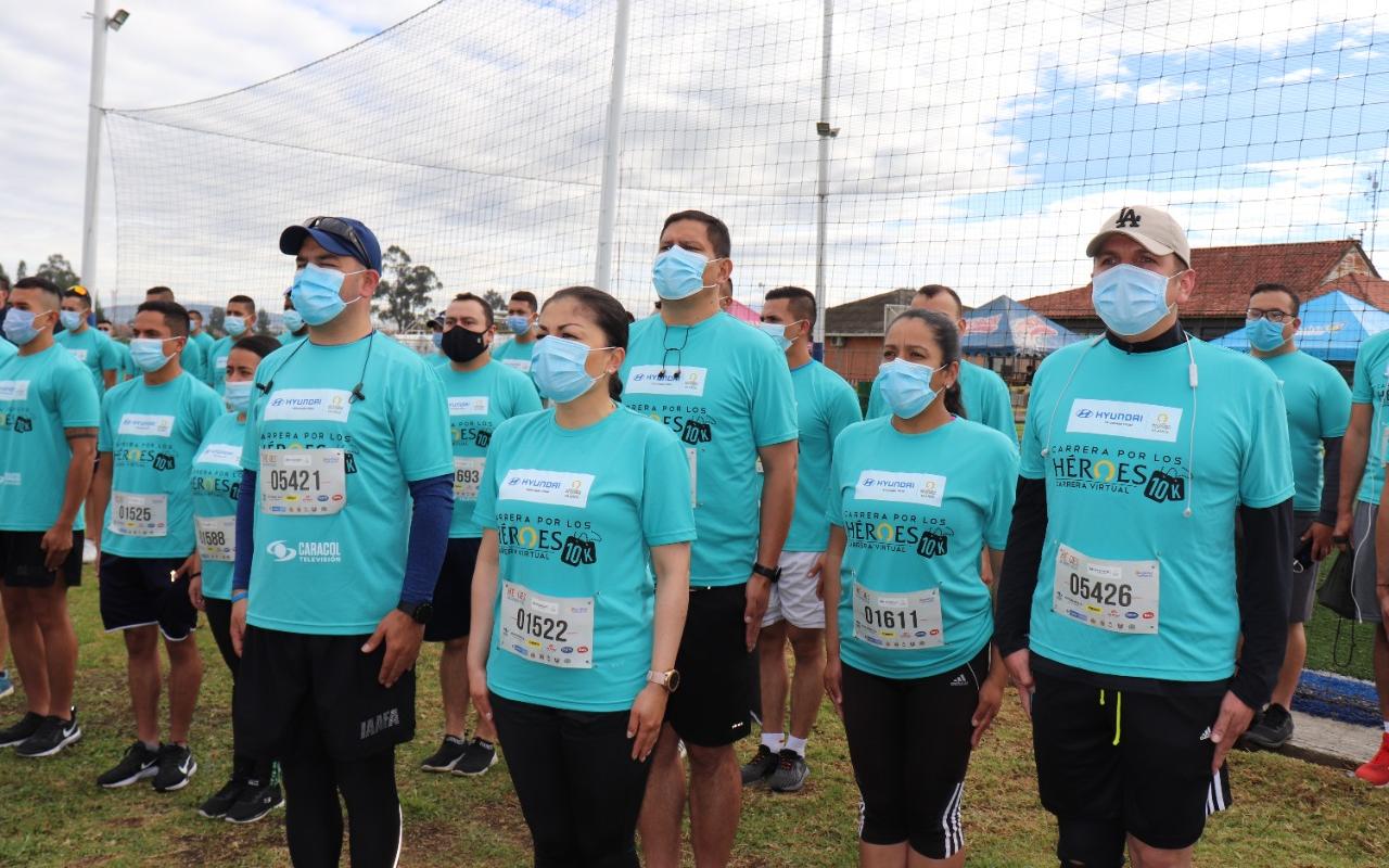 Así se vivió la "Carrera por los Héroes" en Cundinamarca