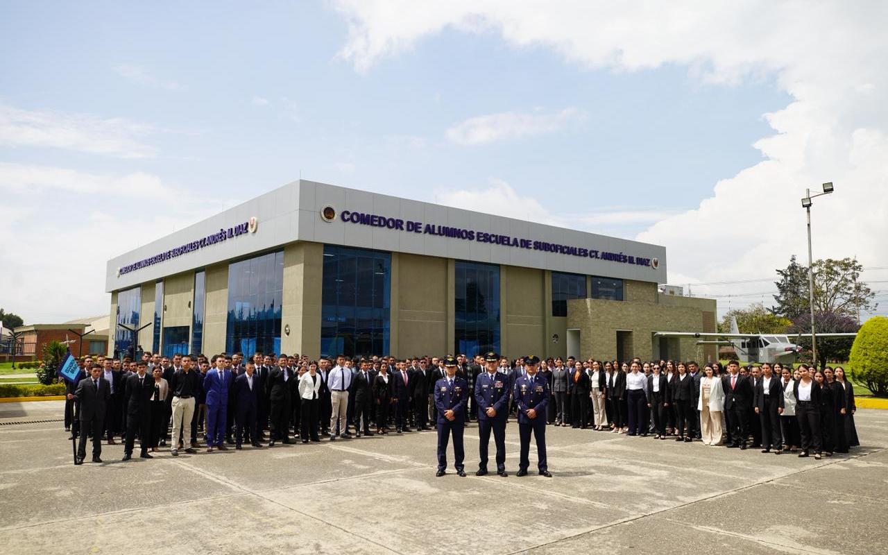 Ingreso histórico de 265 aspirantes fortalece el futuro de la Fuerza Aeroespacial Colombiana