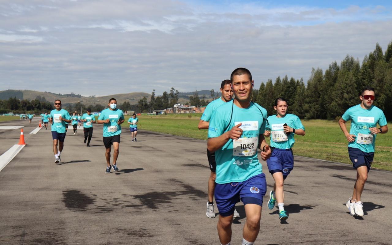 Así se vivió la "Carrera por los Héroes" en Cundinamarca