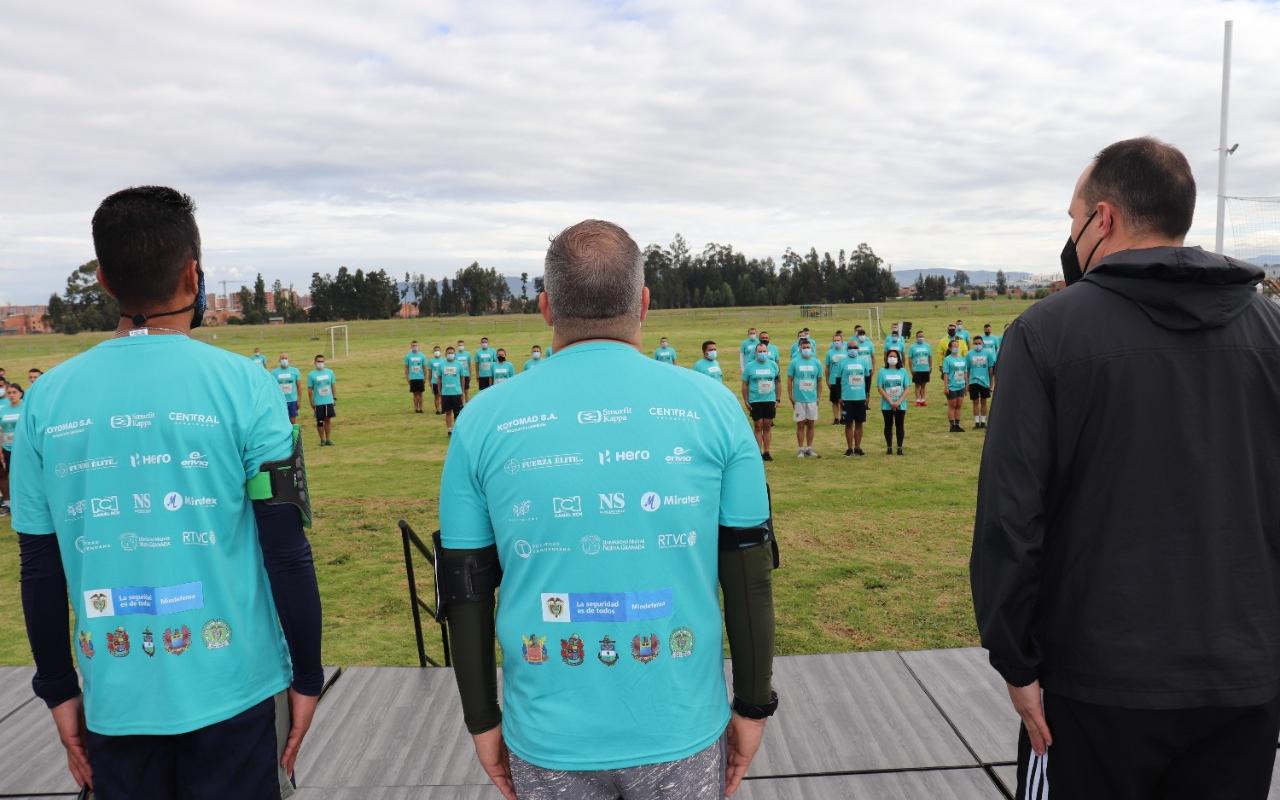 Así se vivió la "Carrera por los Héroes" en Cundinamarca