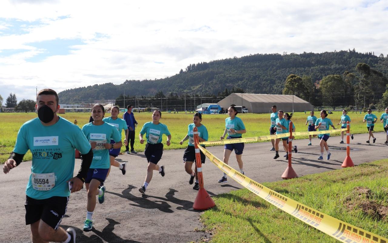 Así se vivió la "Carrera por los Héroes" en Cundinamarca