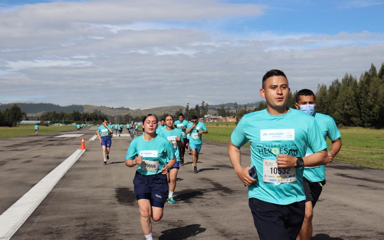 Así se vivió la "Carrera por los Héroes" en Cundinamarca