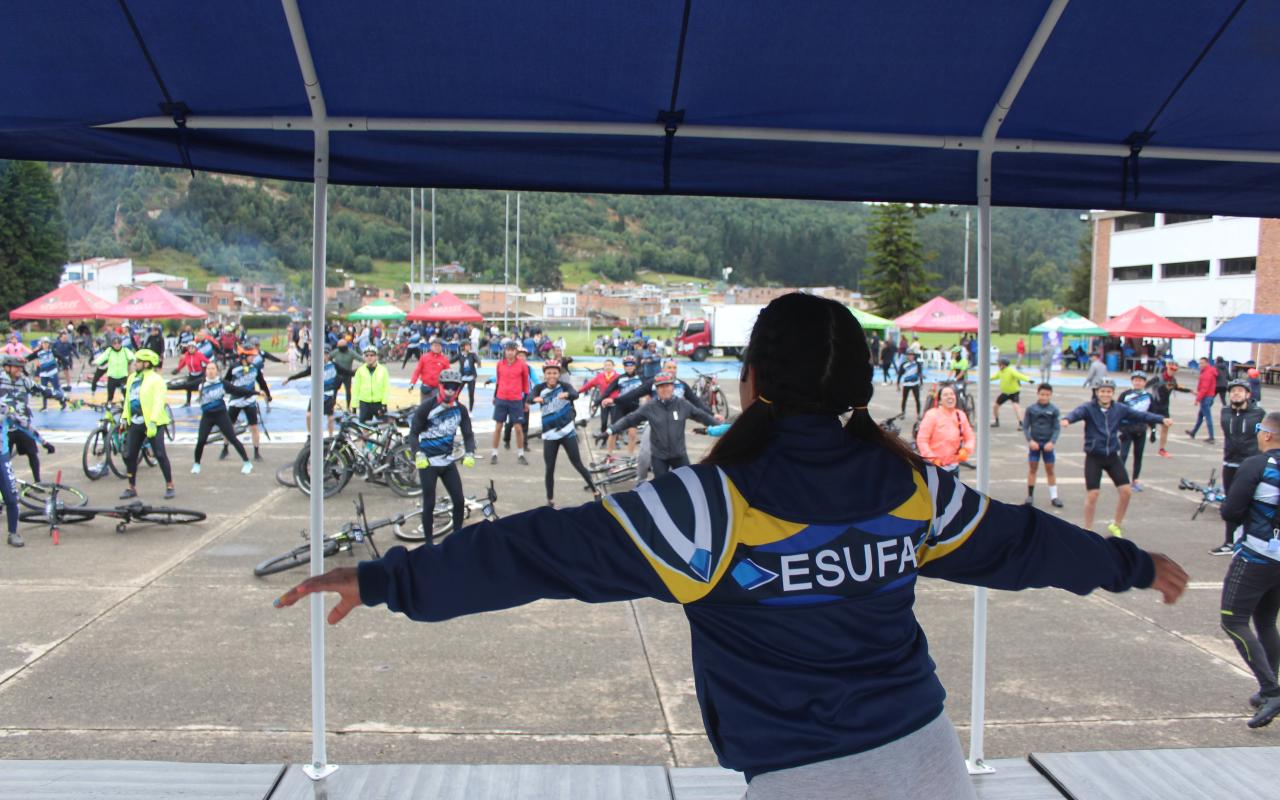 Amantes del ciclomontañismo se dieron cita en la segunda versión de la Travesía MTB “Ruta de la Sabana” realizada por la ESUFA